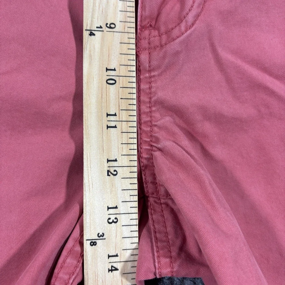 Cremieux Chino Shorts Mens Size 40 Pink Classics Cotton Flat Front